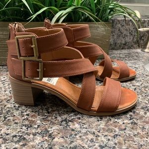 Rampage Heeled Sandals - Tan/Brown